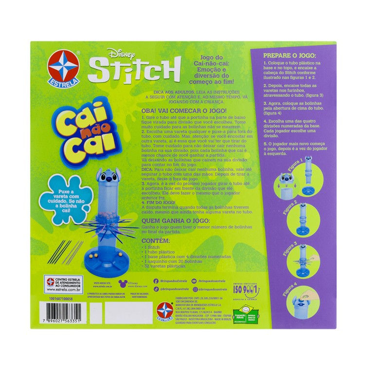 Jogo Cai não Cai Stitch - Estrela