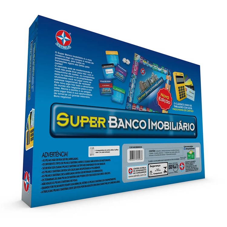 Jogo Banco Imobiliário Super - Estrela