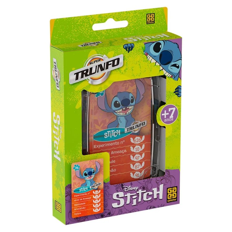 Jogo Super Trunfo Stitch - Grow