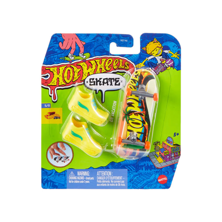 Hot Wheels Skate de Dedo com Tênis - On Vacation