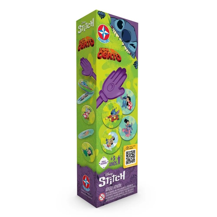 Jogo Tapa Certo Stitch - Estrela