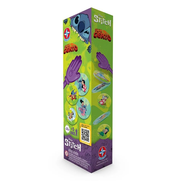 Jogo Tapa Certo Stitch - Estrela