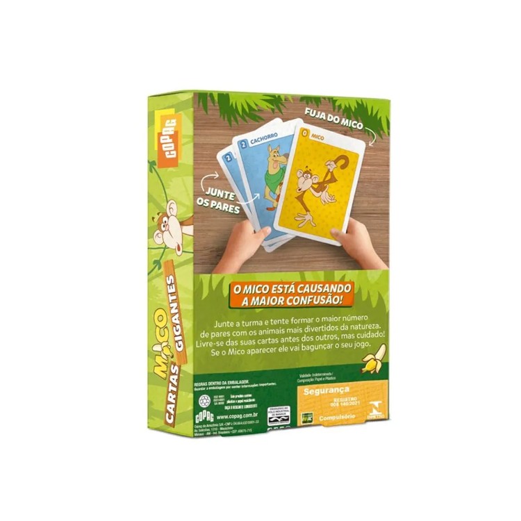 Jogo Mico - Cartas Gigantes - Copag