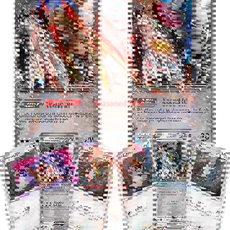 Pokémon - Box de Cartas Coleção Ursaluna Lua Sangrenta Ex - 40 cartas - Copag