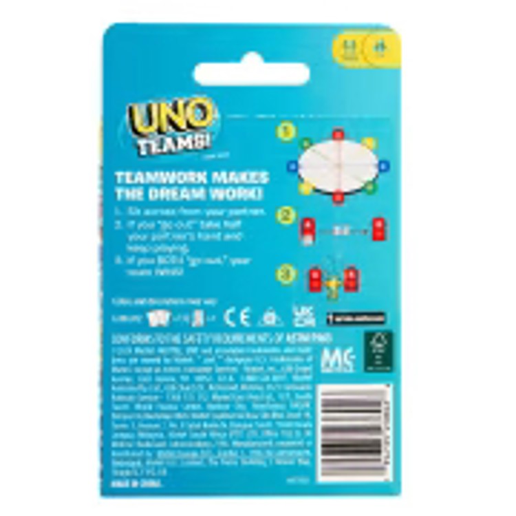Jogo Uno Teams - Mattel