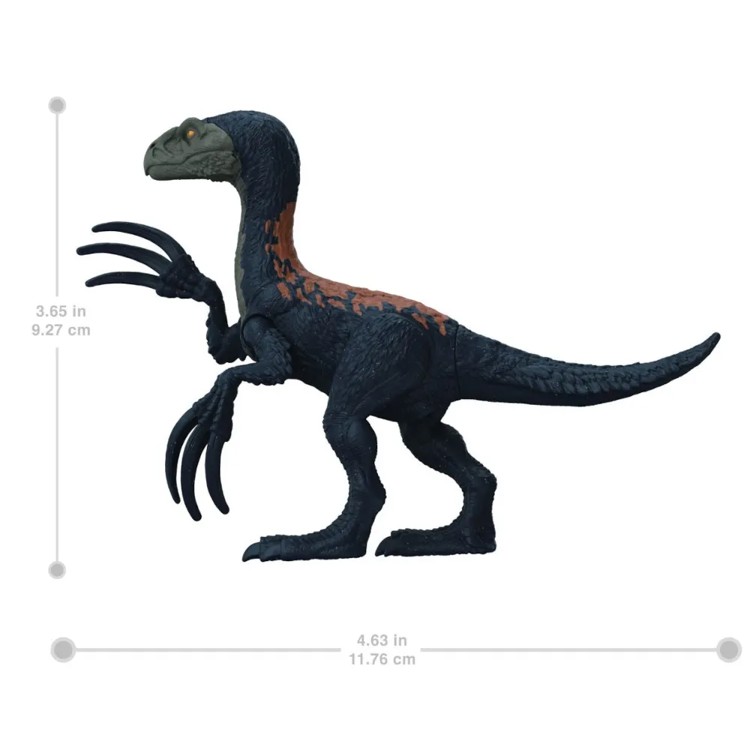Jurassic World Rebirth - Dinossauro Therizinosaurus 15 Cm - Articulado - Mattel