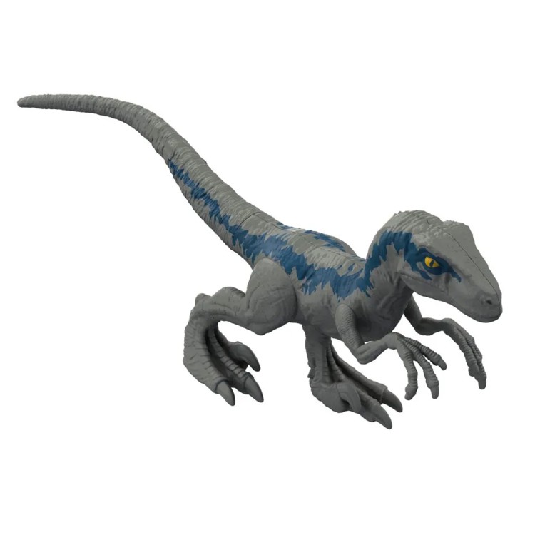 Jurassic World Rebirth - Dinossauro Velociraptor Blue 15 Cm - Articulado - Mattel