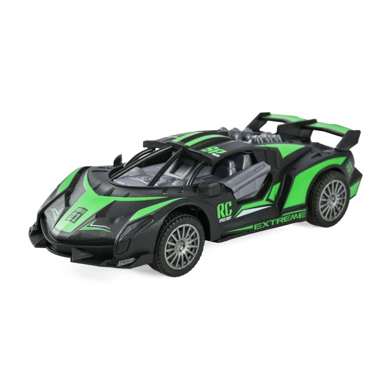 Carro Controle 7 Funções Blazer Racer Extreme 17 cm - Verde -Brinkzania