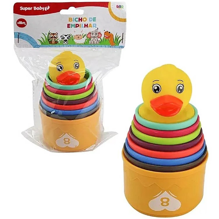 Bicho de Empilhar Copinhos - Super Baby