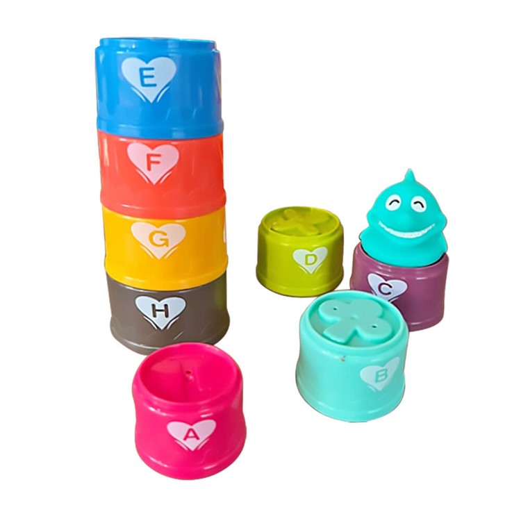 Bicho de Empilhar Copinhos - Super Baby