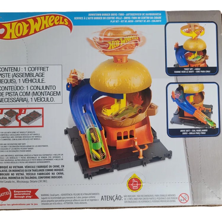 Hot Wheels City - Pista de Hamburgueria - Mattel