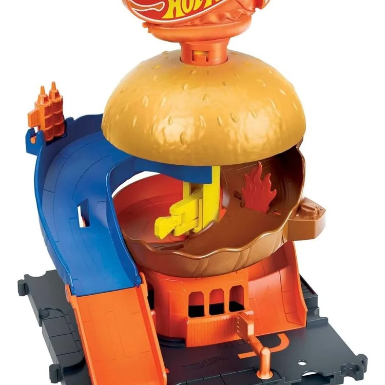 Hot Wheels City - Pista de Hamburgueria - Mattel