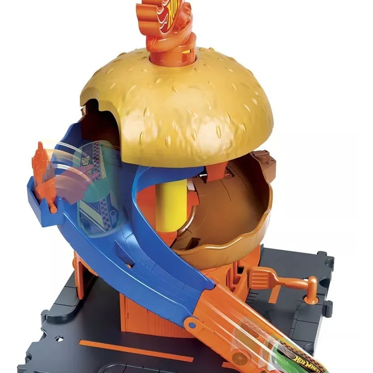 Hot Wheels City - Pista de Hamburgueria - Mattel