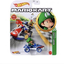 Hot Wheels Mario Kart - Baby Luigi - Mattel