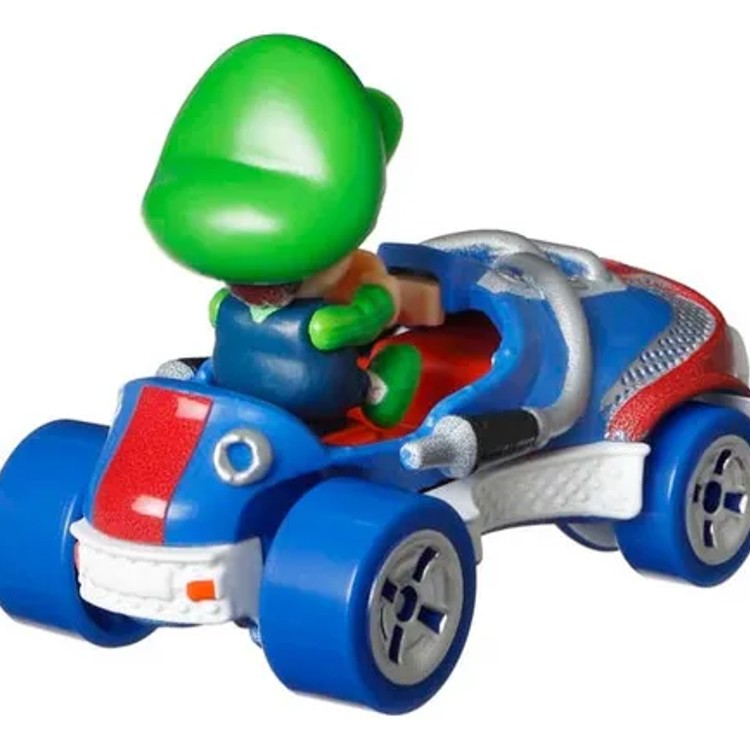 Hot Wheels Mario Kart - Baby Luigi - Mattel