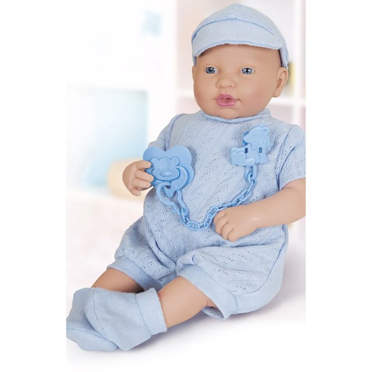 Reborn Pesadinho Coleção Ninos 44 Cm - Menino - Cotiplás