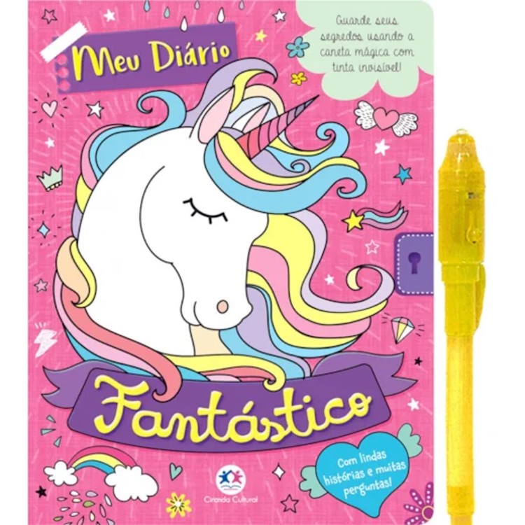 Meu Diário Fantástico com Caneta Especial