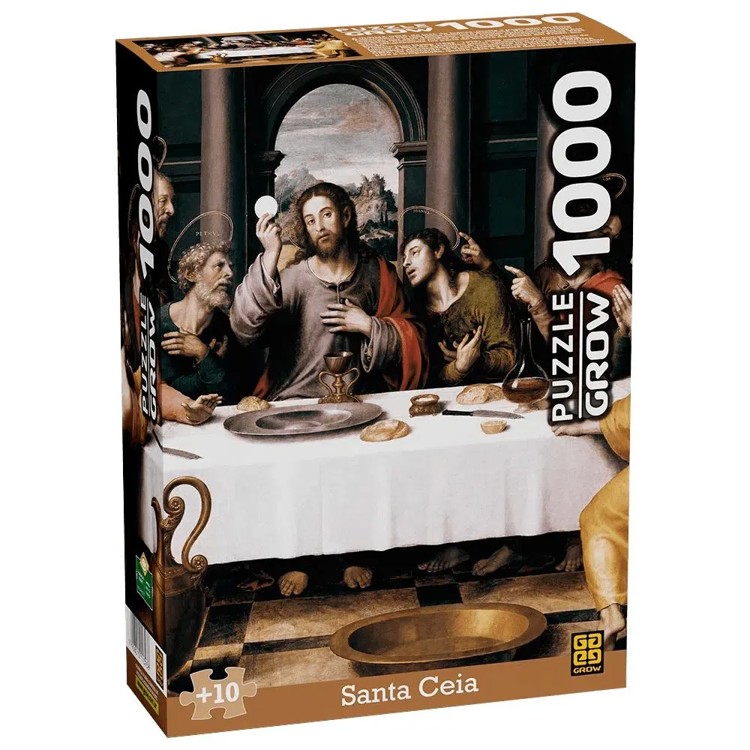 Quebra-Cabeça Santa Ceia 1000 peças - Grow
