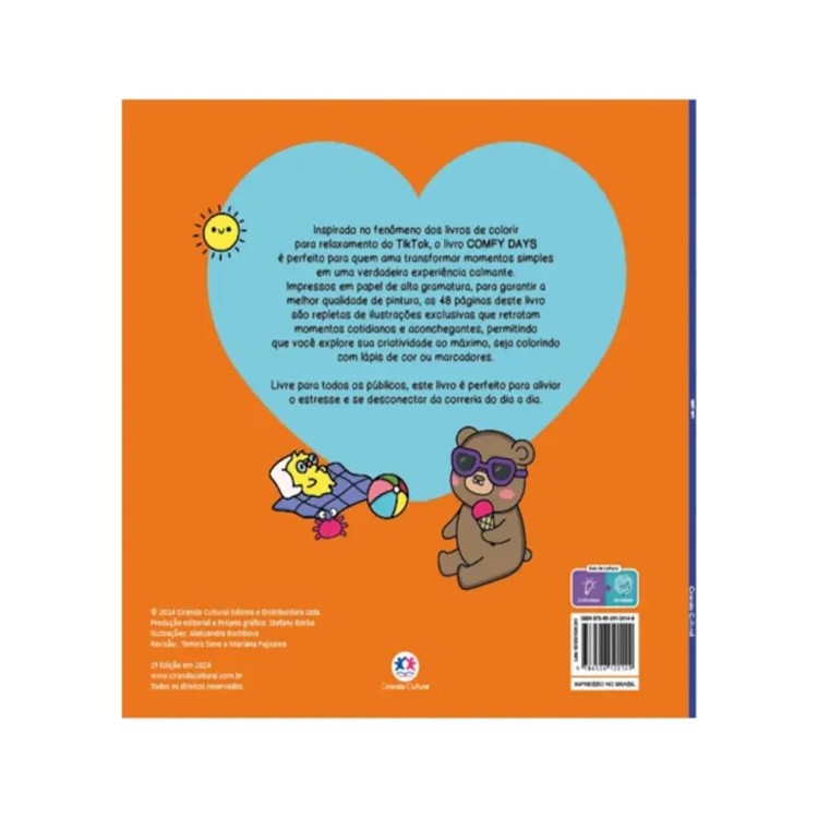 Comfy Days - Livro de Colorir - Ciranda Cultural