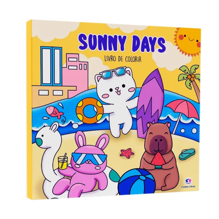 Sunny Days - Livro de Colorir - Ciranda Cultural