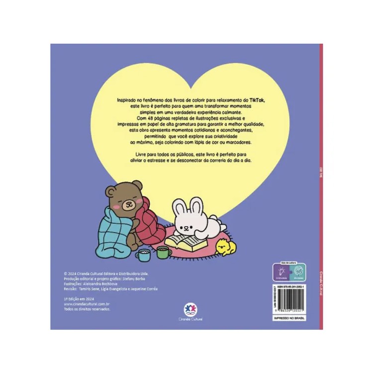 Cozy Time - Livro de Colorir - Ciranda Cultural