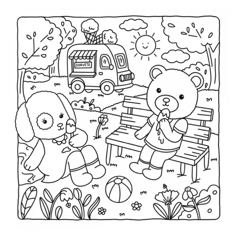 Comfy Goods Cute Home - Livro de Colorir - Ciranda Cultural