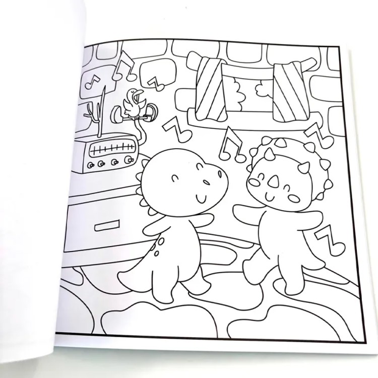 Comfy Dinosaurs - Livro de Colorir - Ciranda Cultural