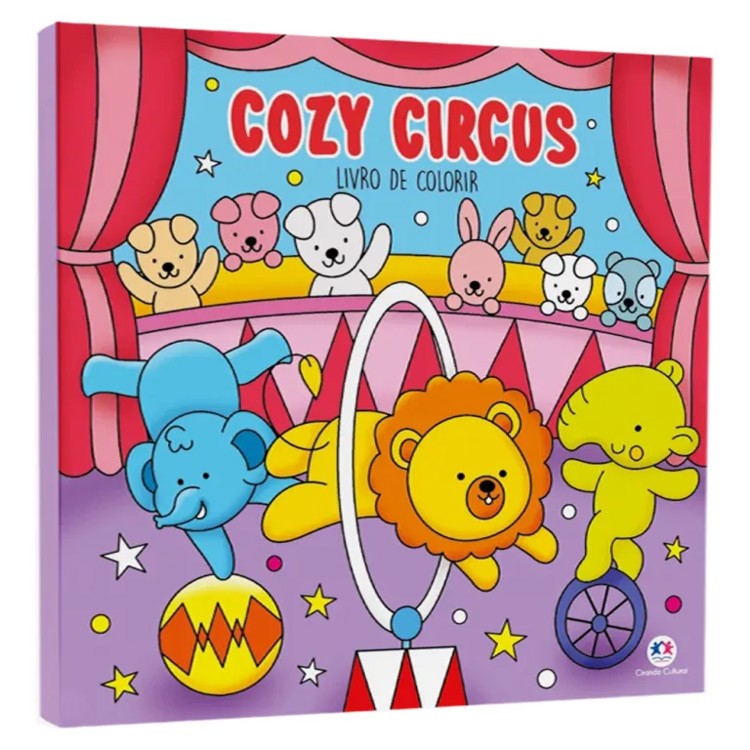 Cozy Circus - Livro de Colorir - Ciranda Cultural