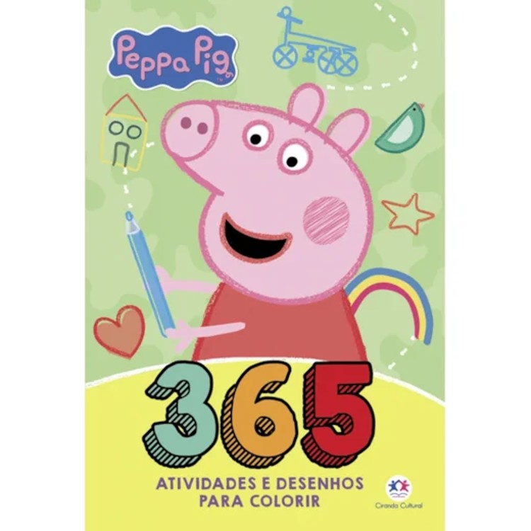 Peppa Pig - 365 Atividades e Desenhos Para Colorir - Ciranda Cultural