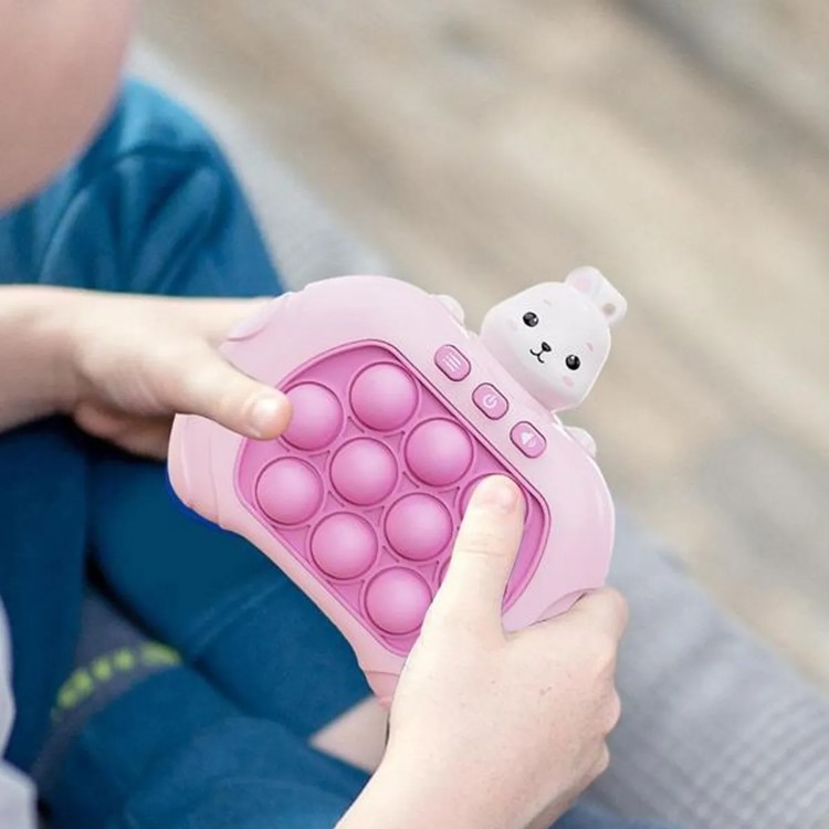 Pop It Eletrônico - Fidget Toy - Brinquedo Sensorial - Coelho