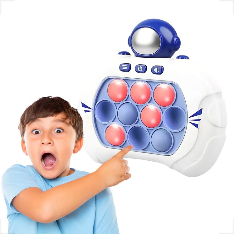 Pop It Eletrônico - Fidget Toy - Brinquedo Sensorial - Astronauta