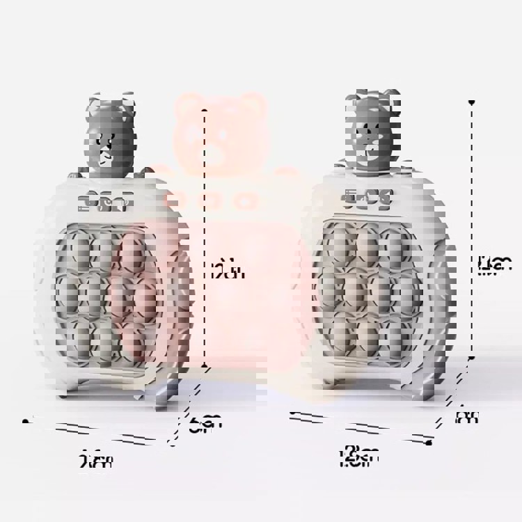 Pop It Eletrônico - Fidget Toy - Brinquedo Sensorial - Urso