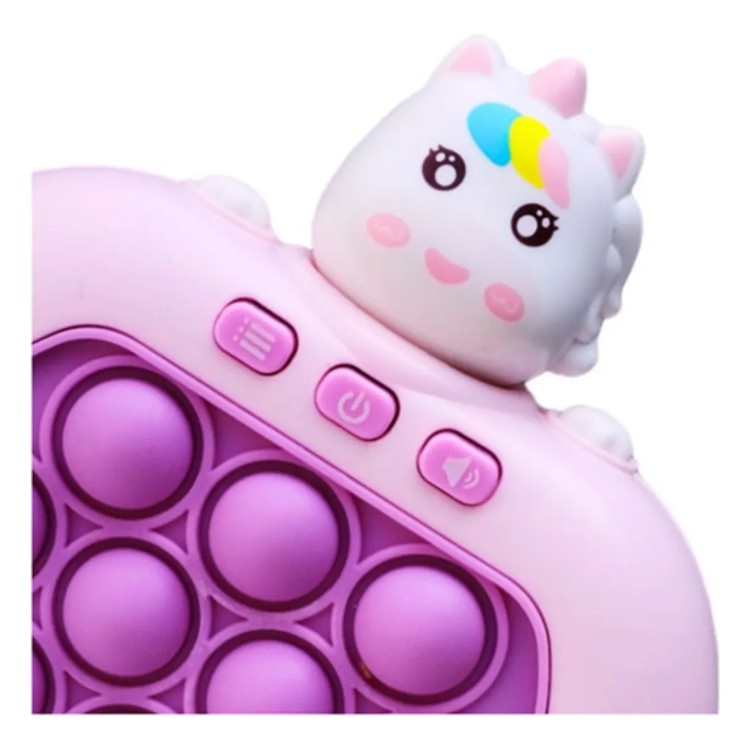 Pop It Eletrônico - Fidget Toy - Brinquedo Sensorial - Unicórnio