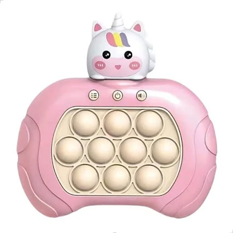 Pop It Eletrônico - Fidget Toy - Brinquedo Sensorial - Unicórnio