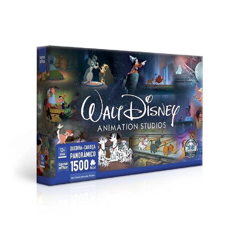 Quebra-Cabeça Walt Disney Animation Studios 1500 peças - Disney - Game Office - Toyster