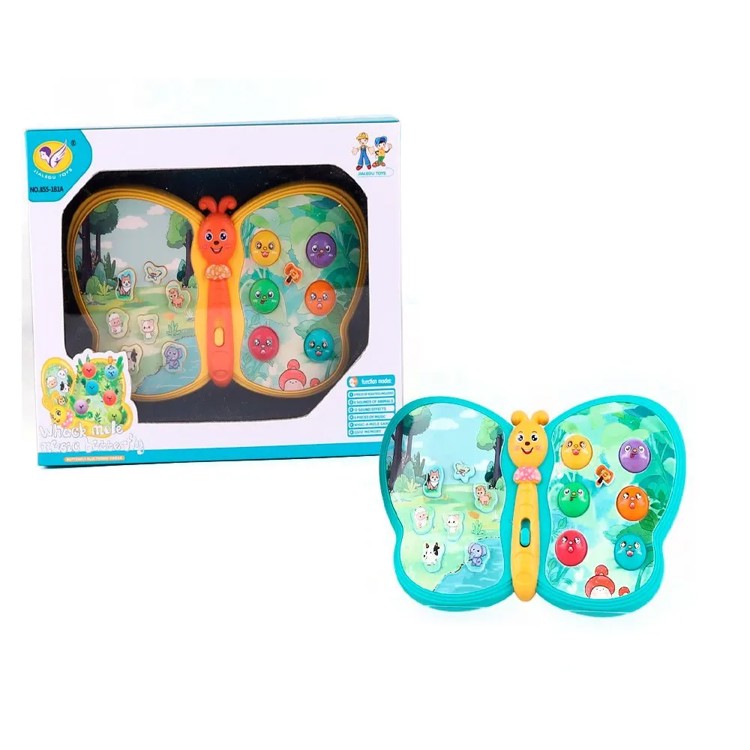 Borboleta Interativa Amarela - Planeta Brinkzania