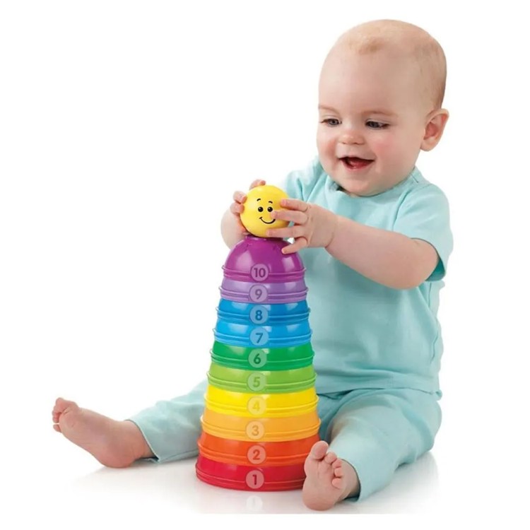 Torre de Potinhos Coloridos - Fisher-Price  Mattel