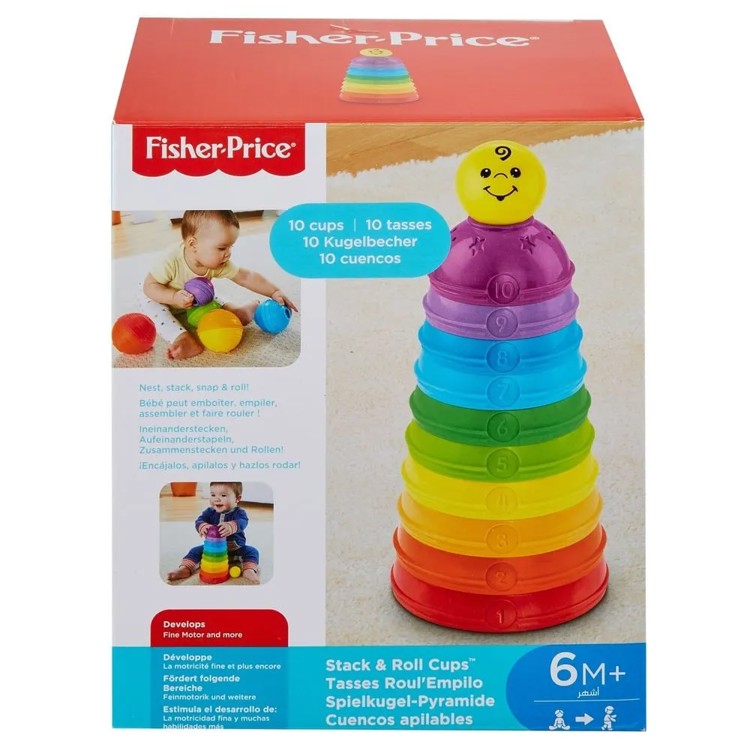 Torre de Potinhos Coloridos - Fisher-Price  Mattel