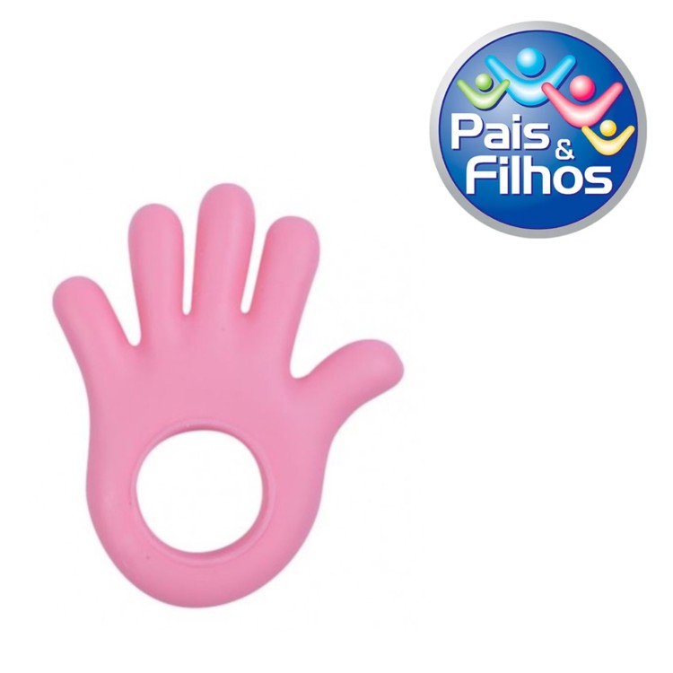 Mordedor Mãozinha Rosa - Pais & Filhos