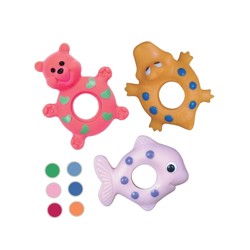 Mordedor Animais Sortidos - Ursinho Rosa - Pais & Filhos