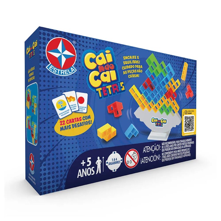 Jogo Cai Não Cai Tetris - Estrela