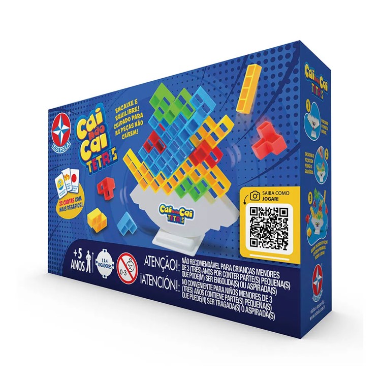 Jogo Cai Não Cai Tetris - Estrela