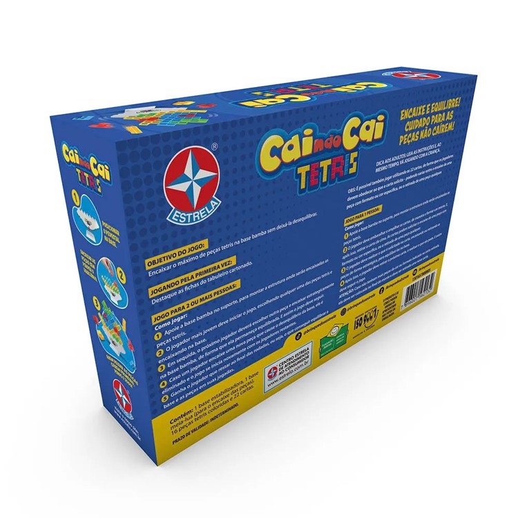 Jogo Cai Não Cai Tetris - Estrela