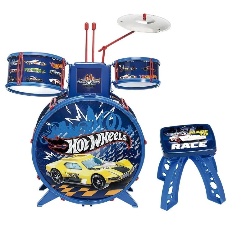 Bateria Infantil Radical Hot Wheels - Fun Divirta-se