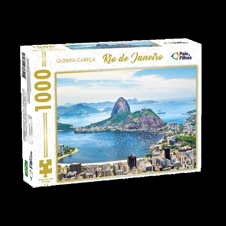 Quebra-Cabeça 1000 Peças - Rio de Janeiro - Pais & Filhos