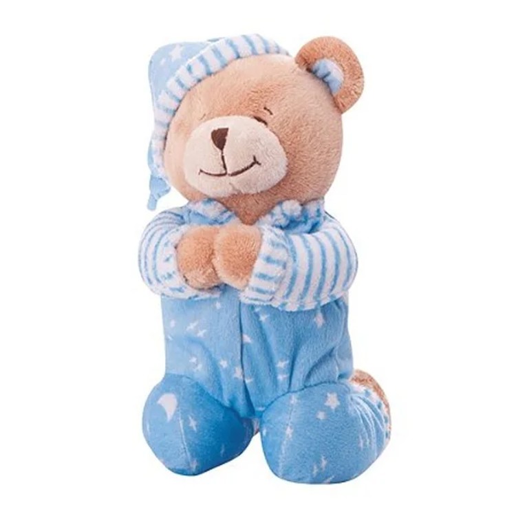 Pelúcia Ursinho que Reza Azul - Buba