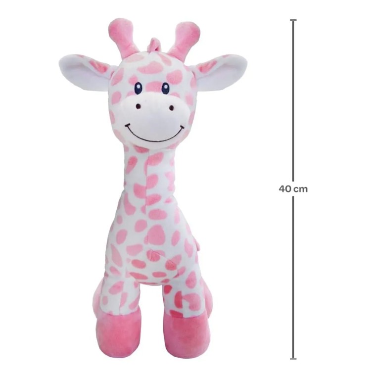 Pelúcia Girafinha Rosa - Buba