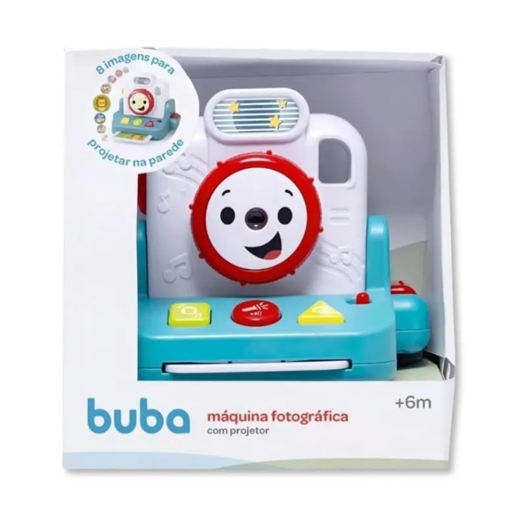 Máquina Fotográfica Infantil com Projetor - Buba