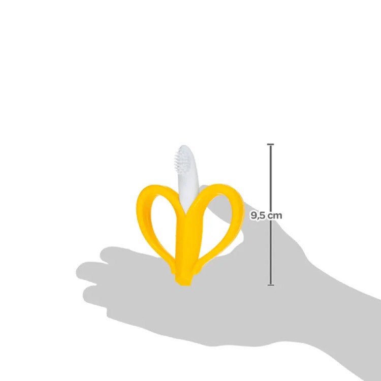 Massageador de Gengiva  Banana Amarelo - Buba