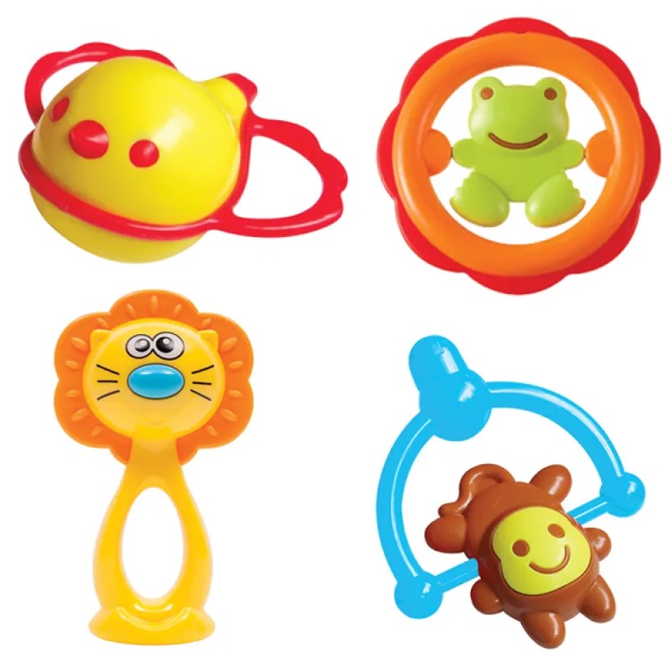 Conjunto de Chocalhos Baby - Conjunto Festa na Floresta - Buba